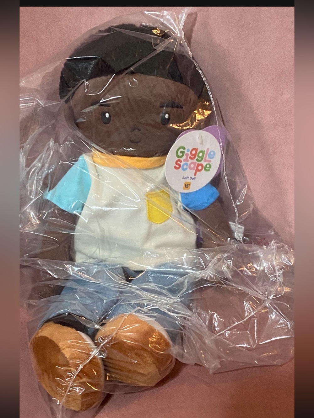 15-inch soft boy doll from the Gigglescape brand